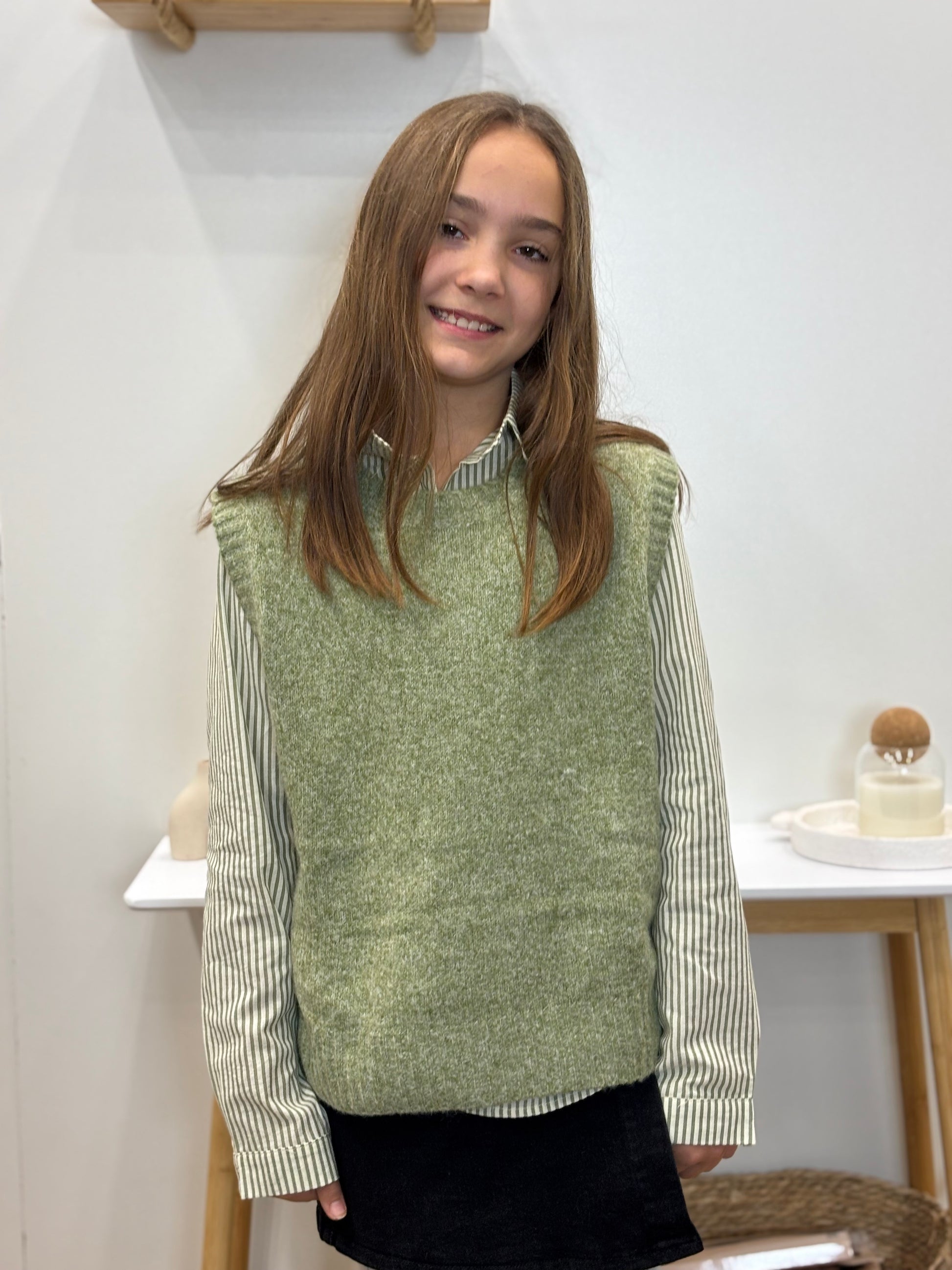 Pull sans manches COEUR