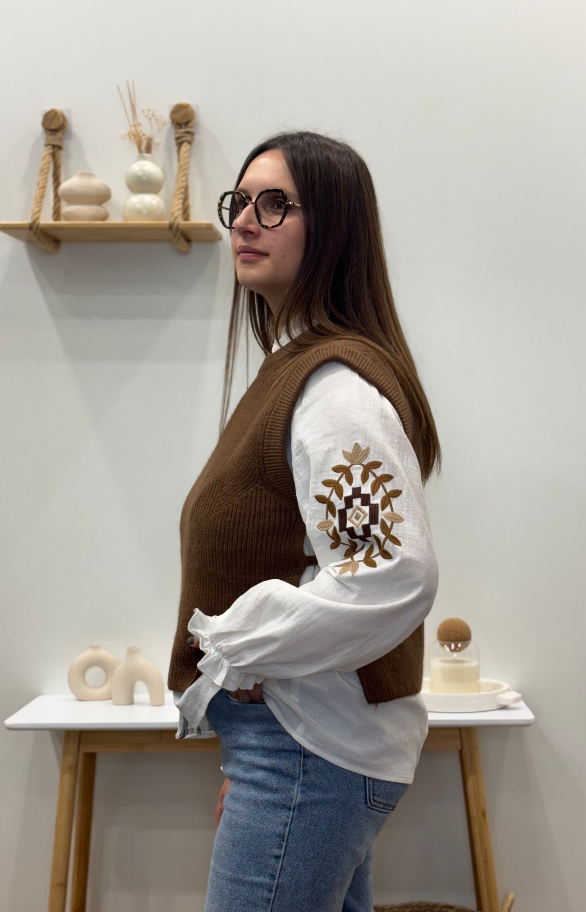 Pull sans manches CARACTÈRE