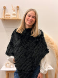 Poncho LAPIN Noir