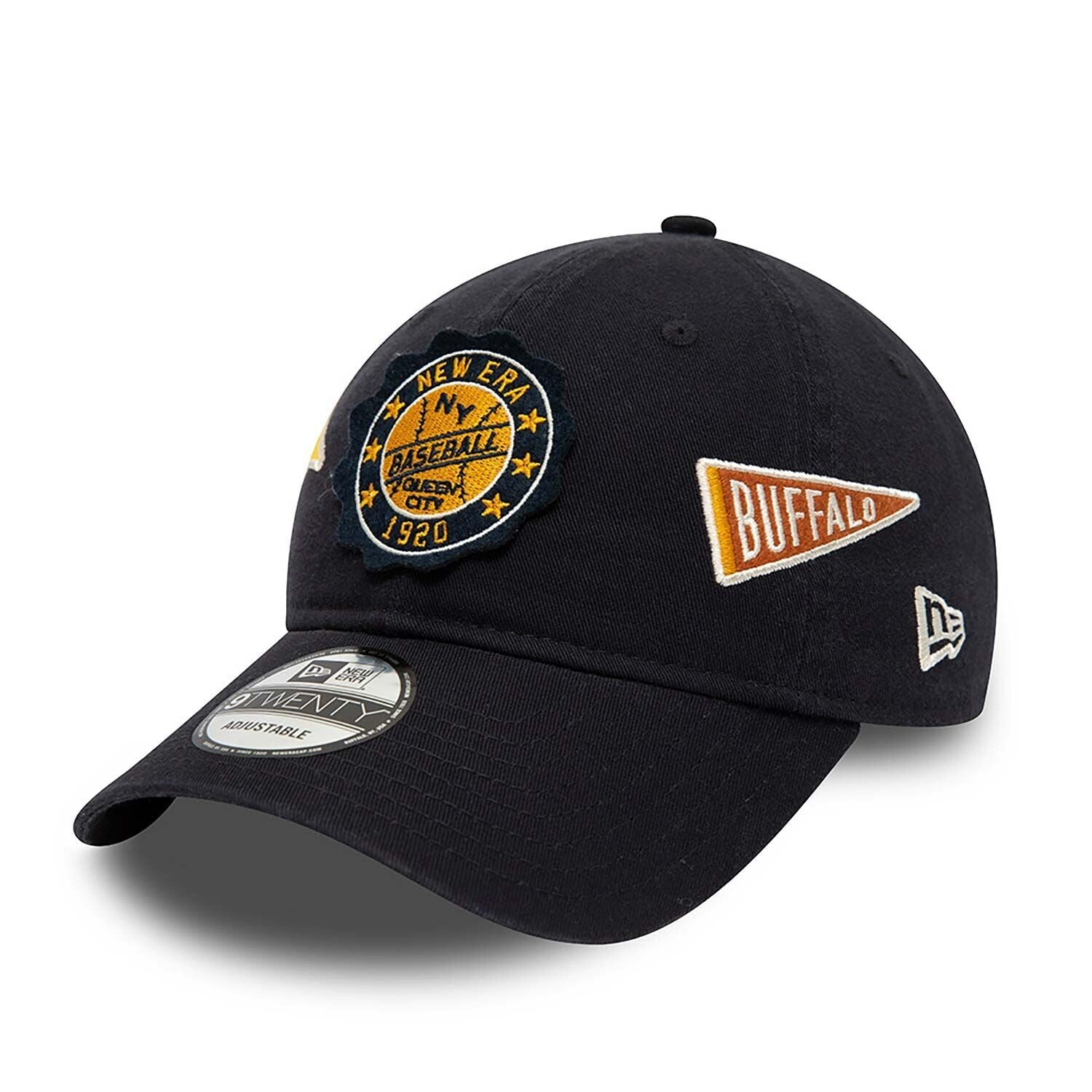 Casquette 9TWENTY New Era Heritage All Over Patch Bleu Marine