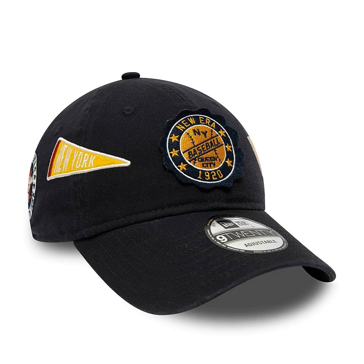 Casquette 9TWENTY New Era Heritage All Over Patch Bleu Marine