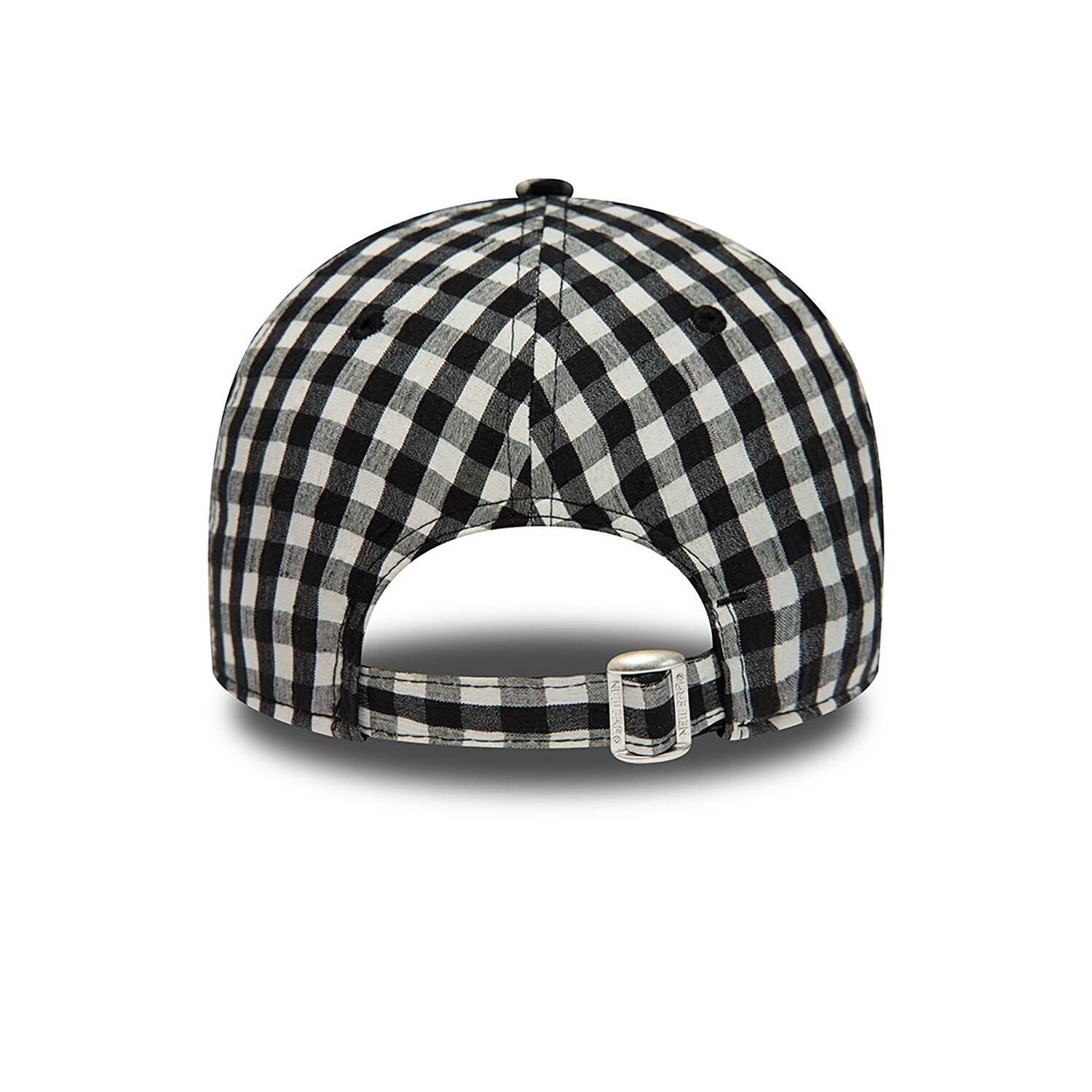 Casquette 9FORTY New York Yankees Gingham Noir