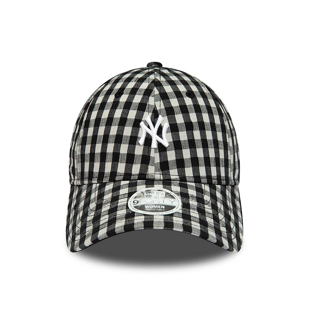 Casquette 9FORTY New York Yankees Gingham Noir