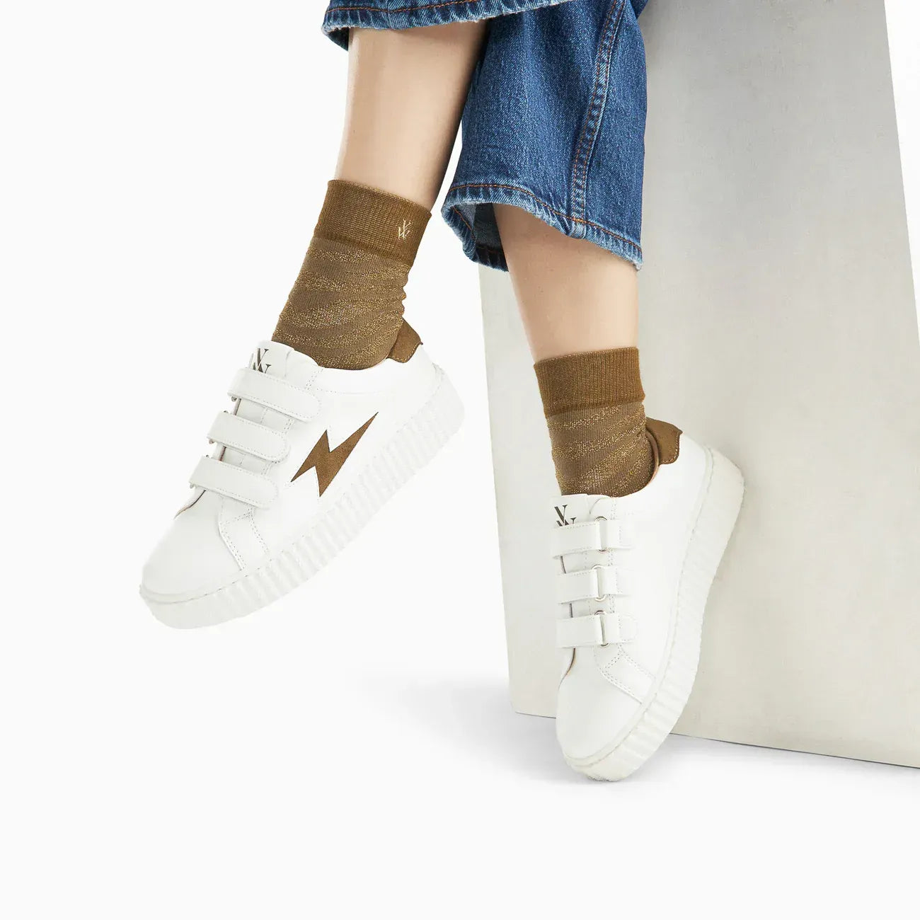 Baskets VICKY kaki