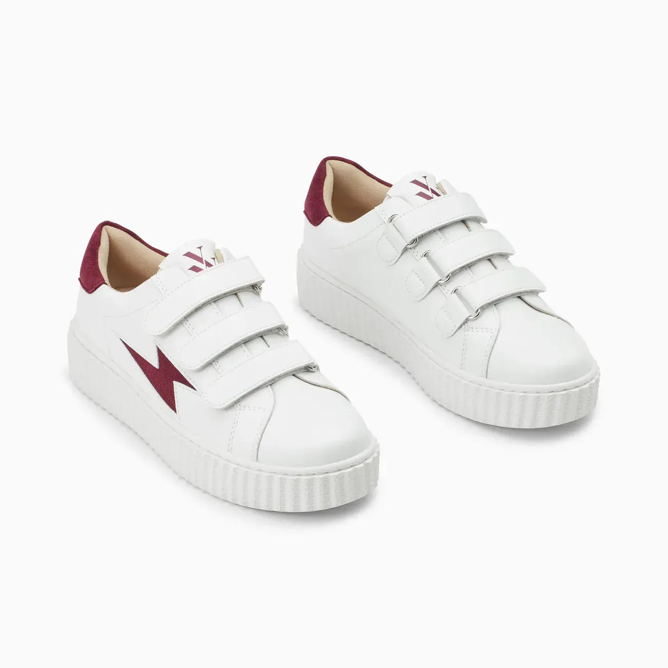 Baskets VICKY bordeaux