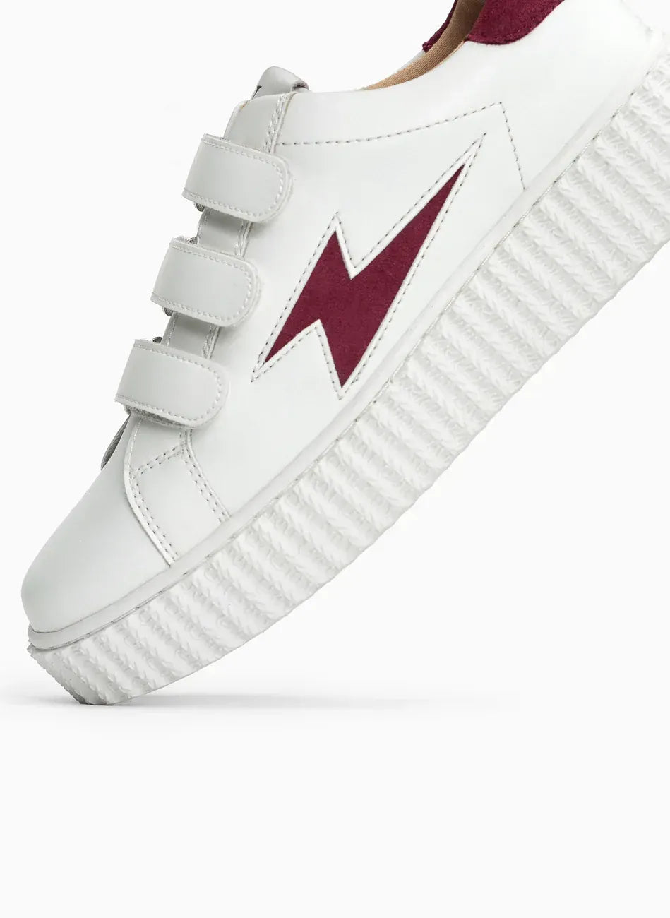 Baskets VICKY bordeaux