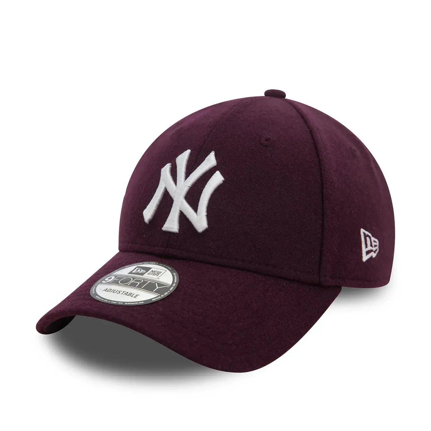 Casquette 9FORTY Adjustable New York Yankees Melton Wool Violet