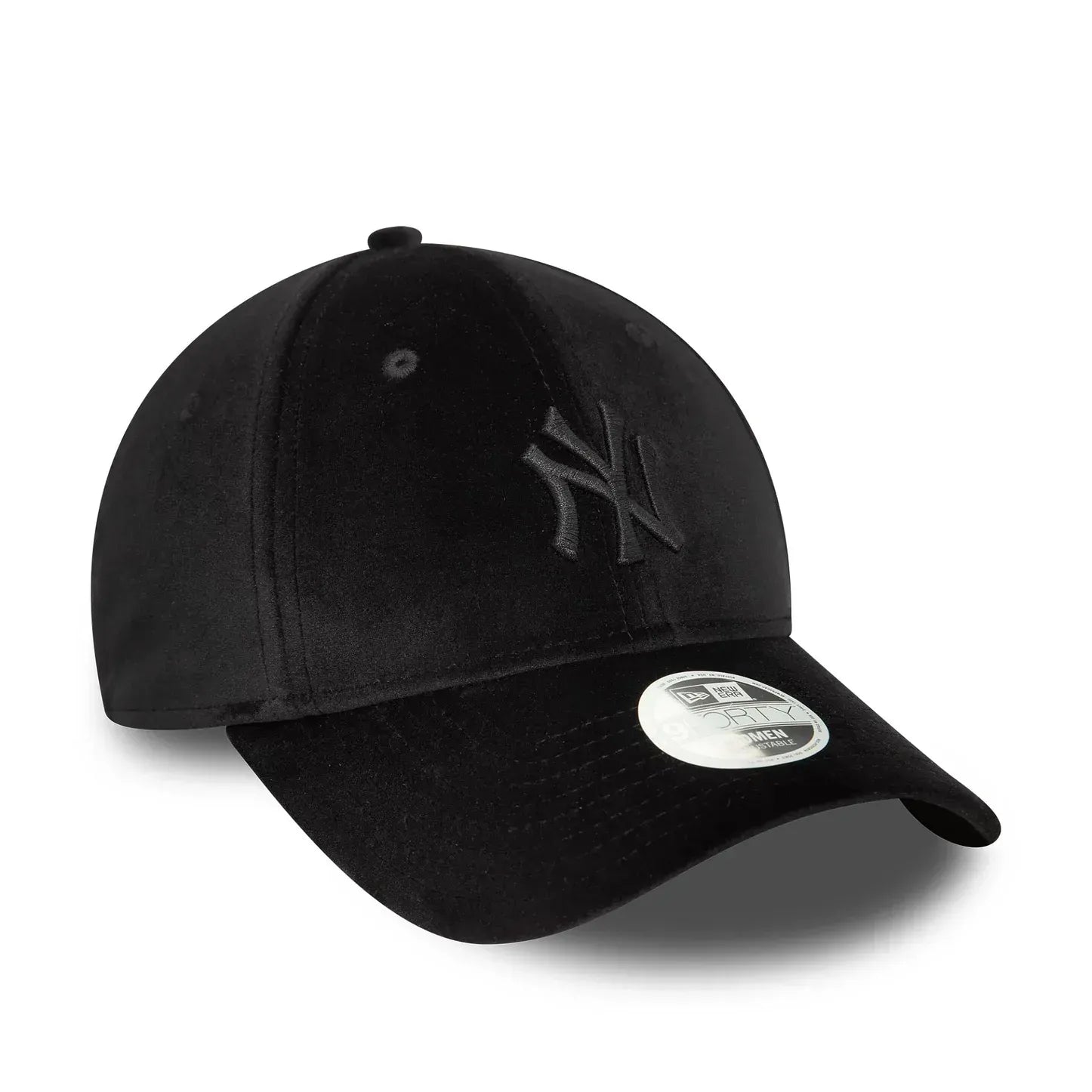 Casquette 9FORTY Adjustable New York Yankees Velours Midi Noir - Femme