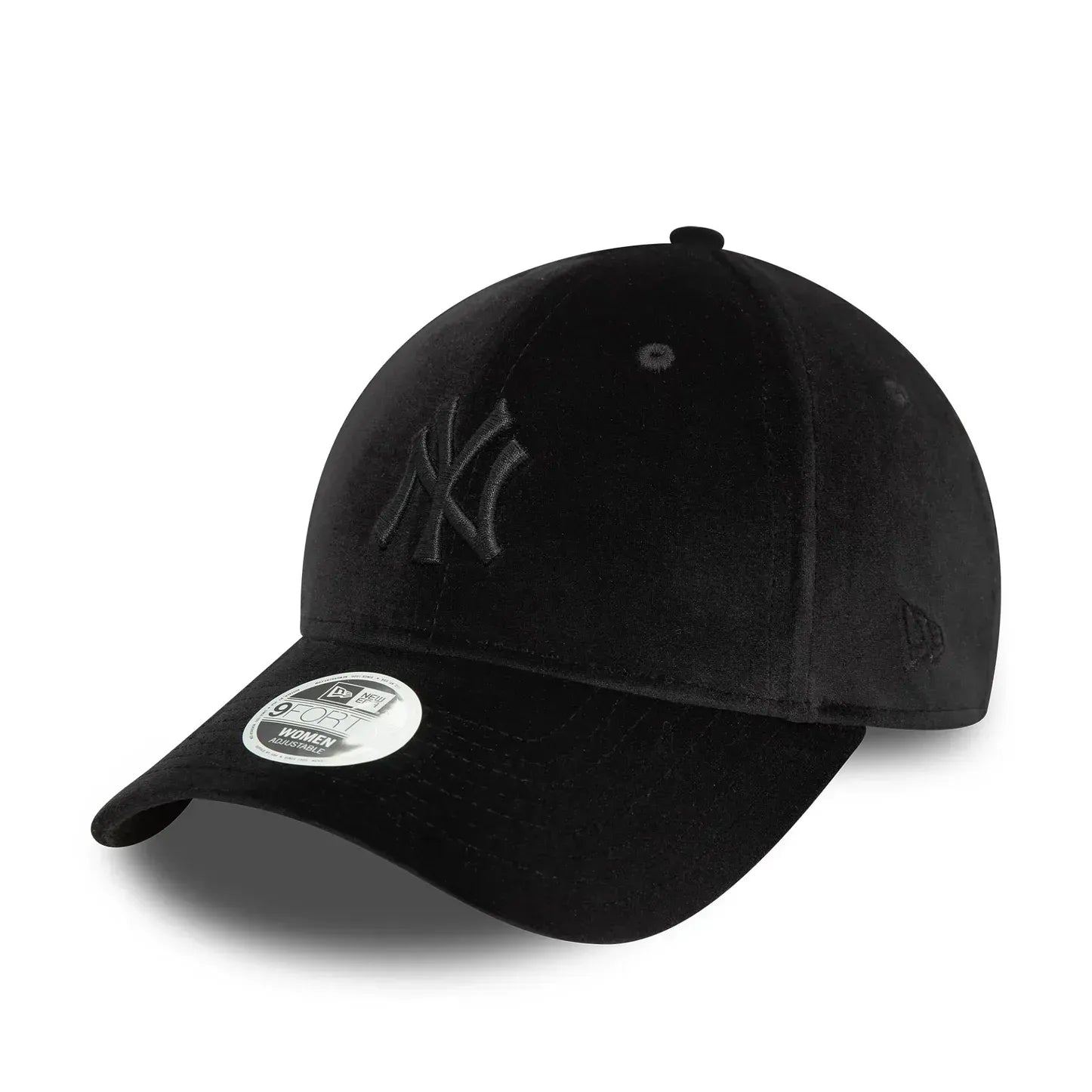 Casquette 9FORTY Adjustable New York Yankees Velours Midi Noir - Femme