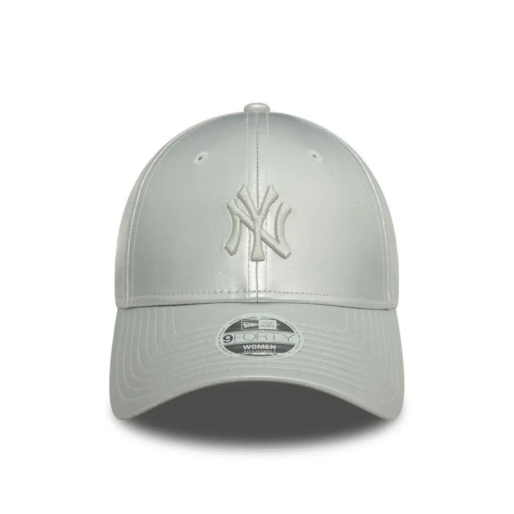 Casquette 9FORTY Adjustable New York Yankees Midi PU Gris