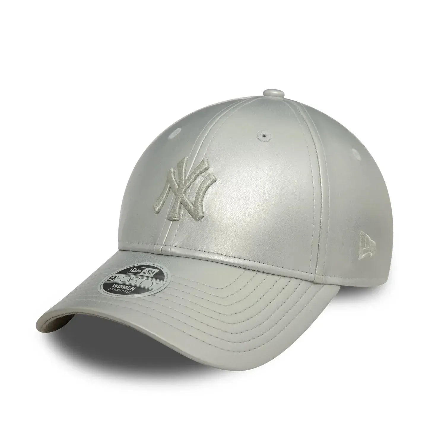 Casquette 9FORTY Adjustable New York Yankees Midi PU Gris