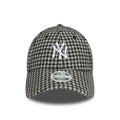 Casquette 9FORTY Adjustable New York Yankees Houndstooth Noir