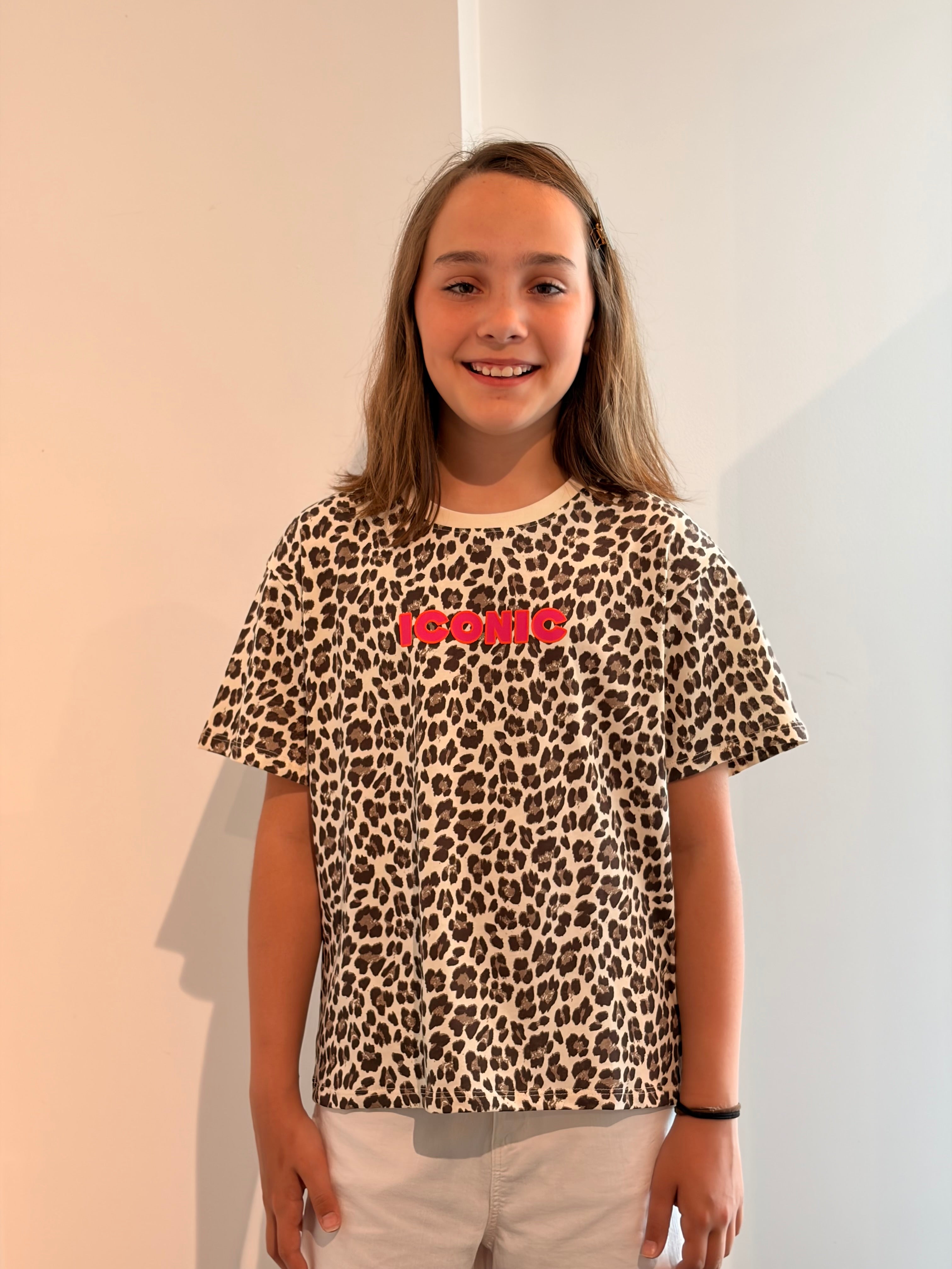 T-shirt léopard ICONIC