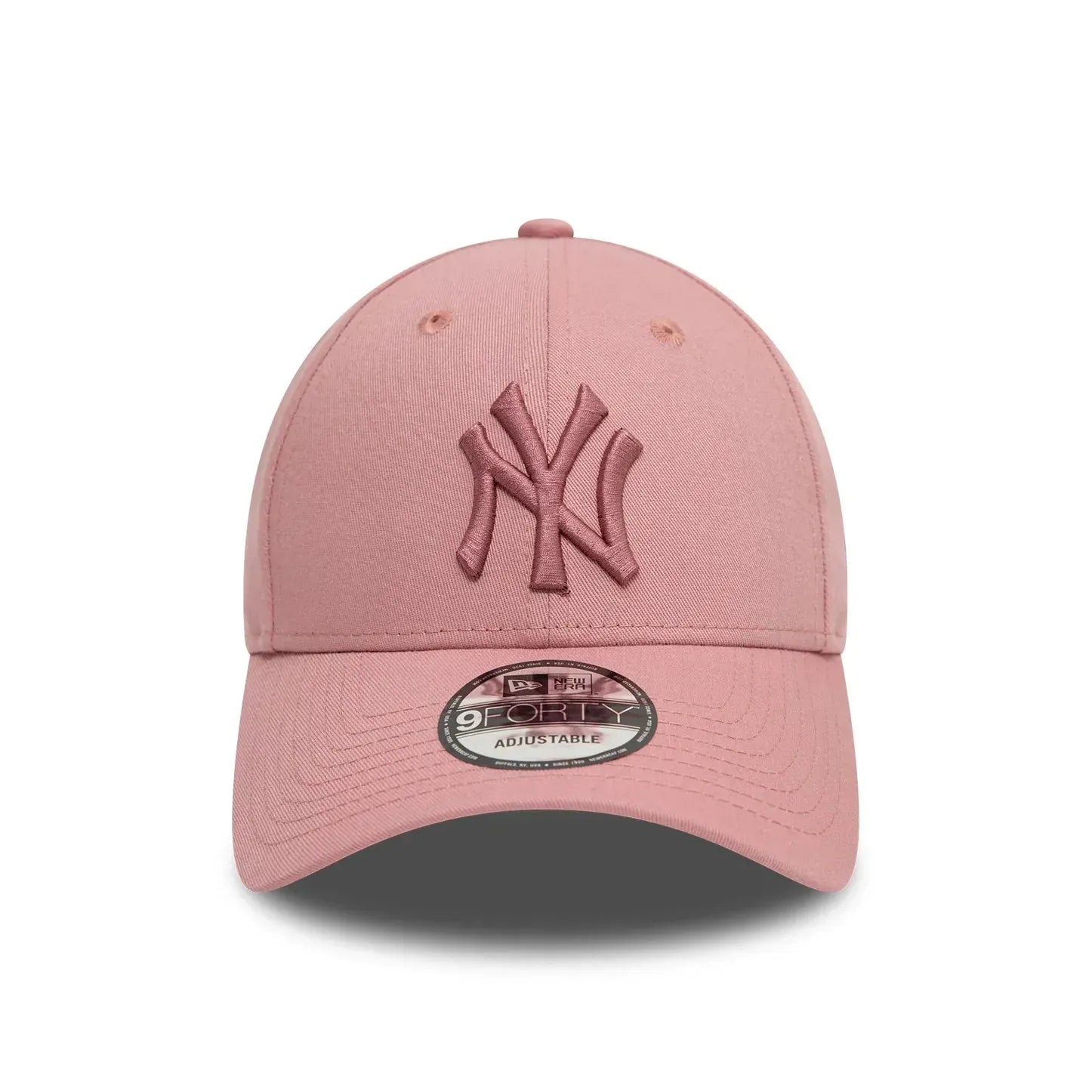 Casquette 9FORTY Adjustable New York Yankees League Essential Rose Foncé