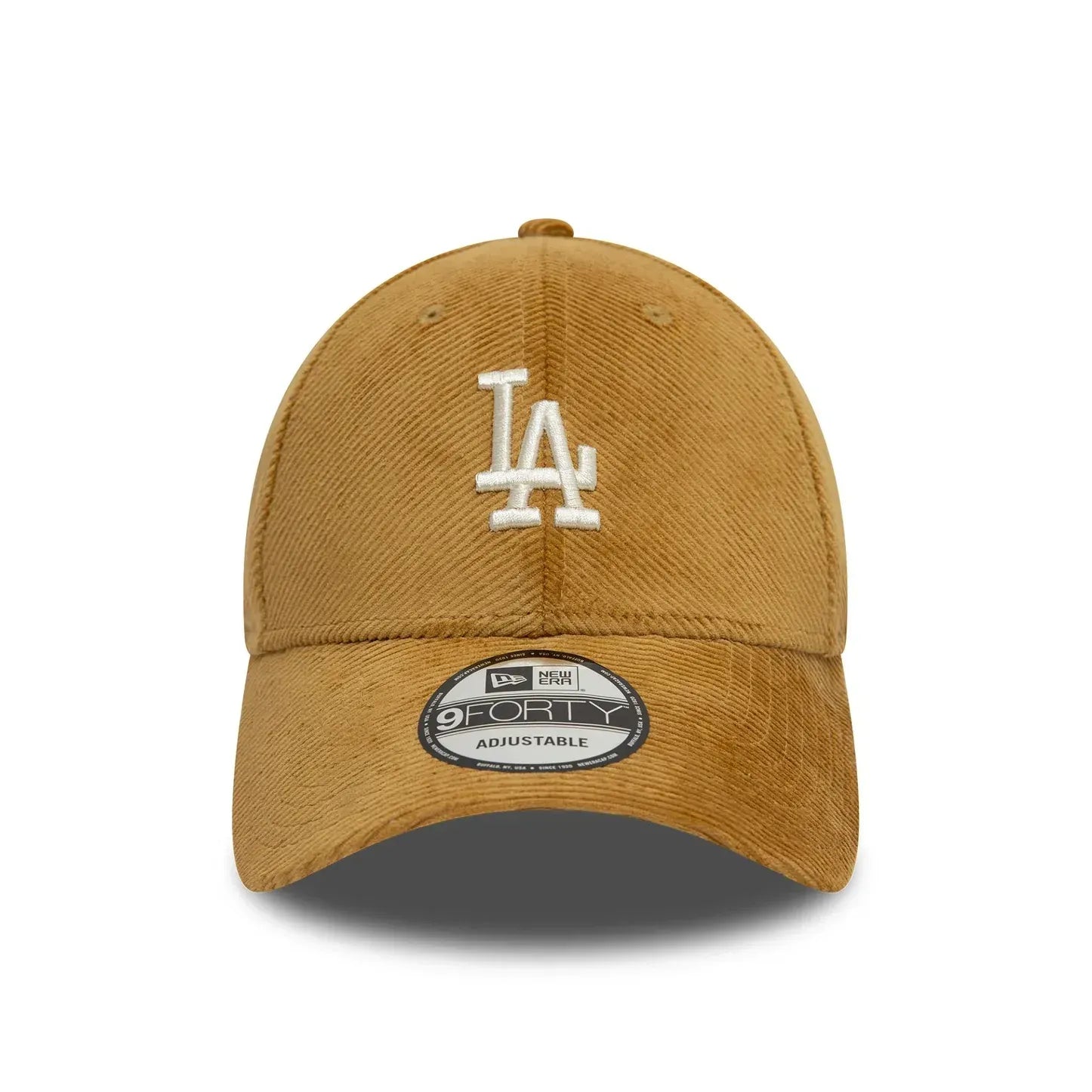 Casquette 9FORTY Adjustable LA Dodgers Cord Beige Foncé