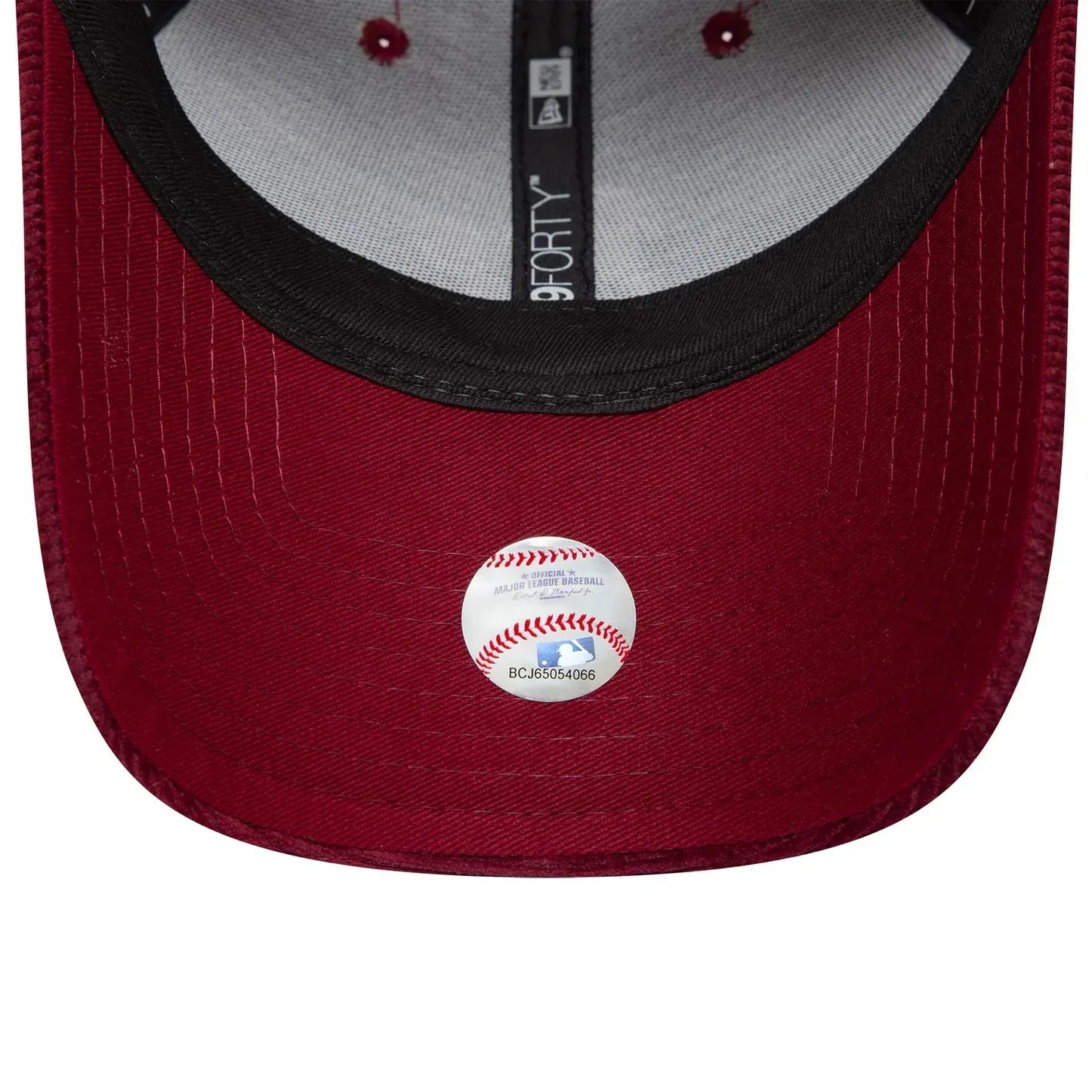 Casquette 9FORTY Adjustable Oakland Athletics Cord Rouge Foncé