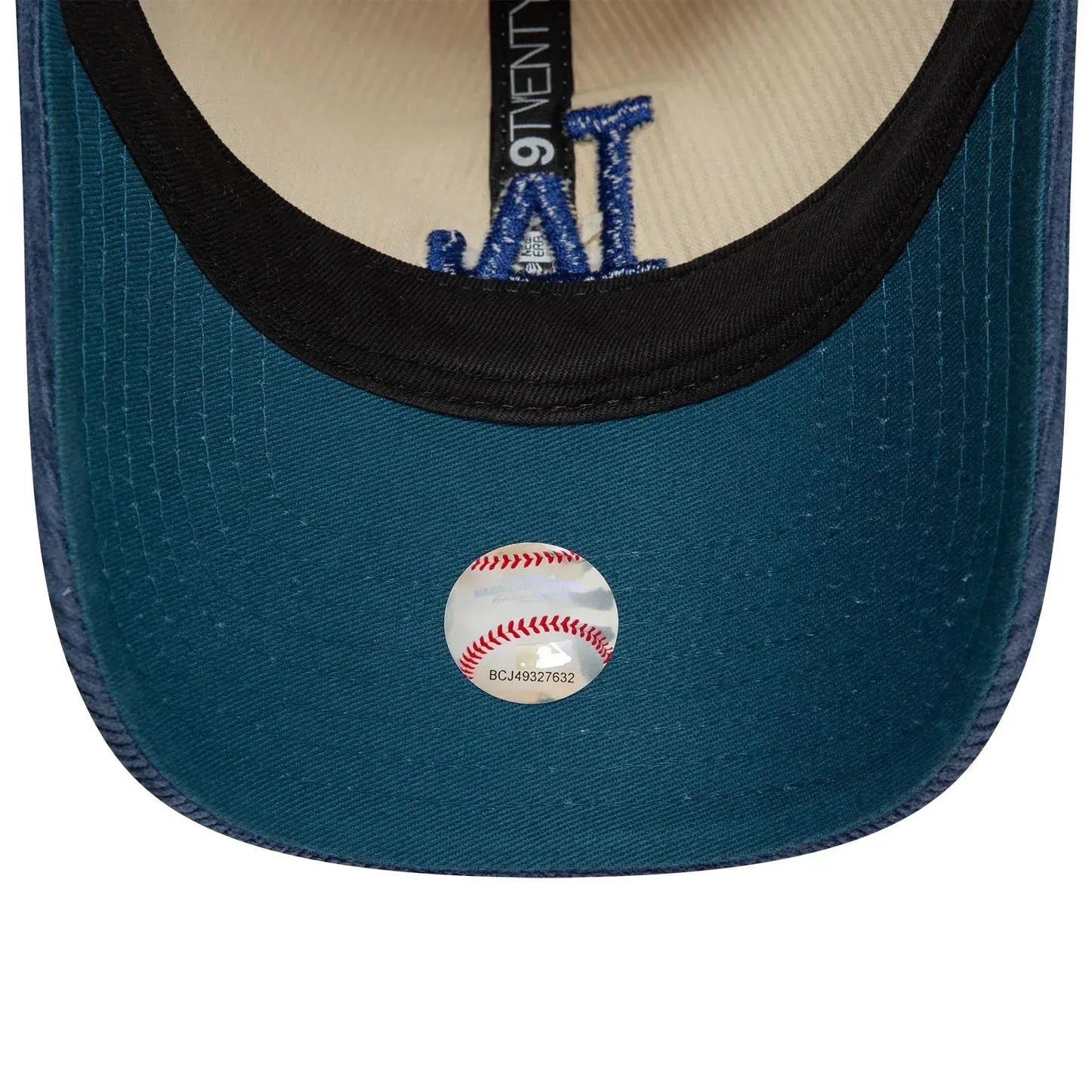 Casquette 9TWENTY Adjustable LA Dodgers Block Cord Crème