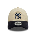 Casquette 9TWENTY Adjustable New York Yankees Block Cord Crème