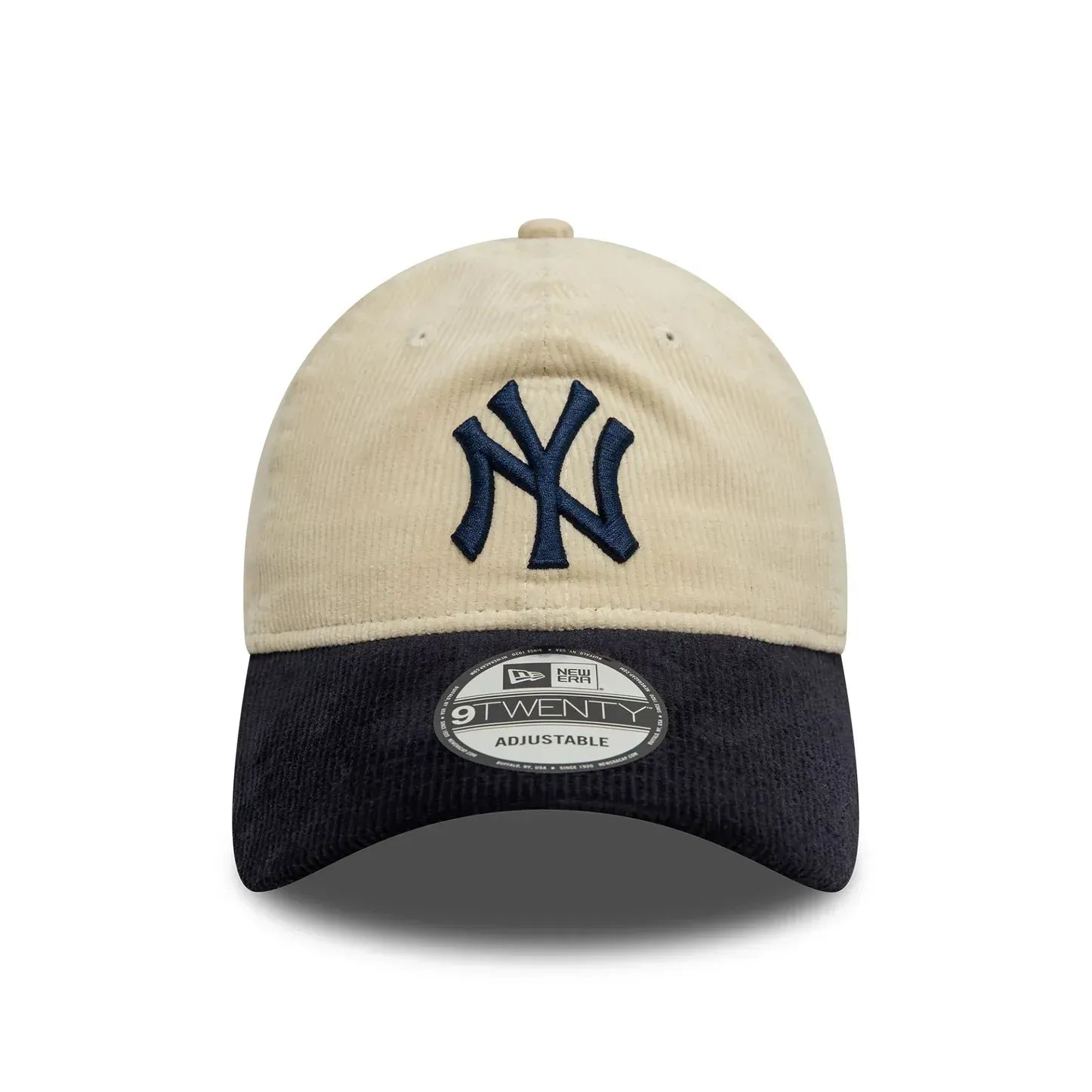 Casquette 9TWENTY Adjustable New York Yankees Block Cord Crème