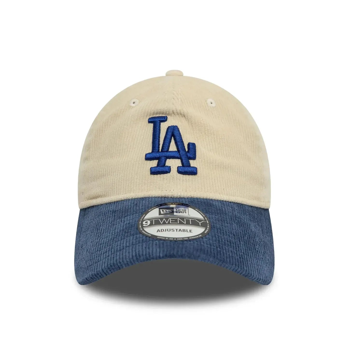 Casquette 9TWENTY Adjustable LA Dodgers Block Cord Crème
