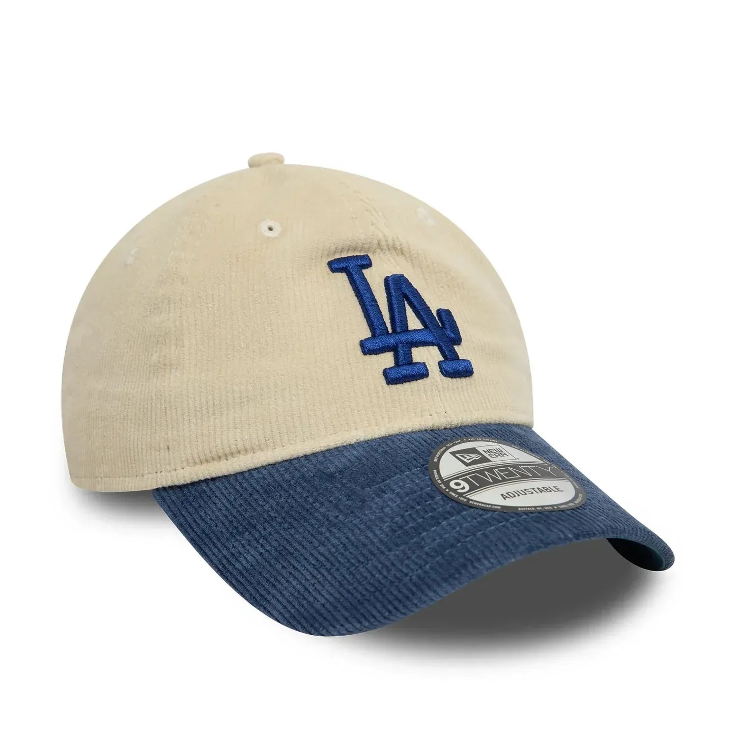 Casquette 9TWENTY Adjustable LA Dodgers Block Cord Crème