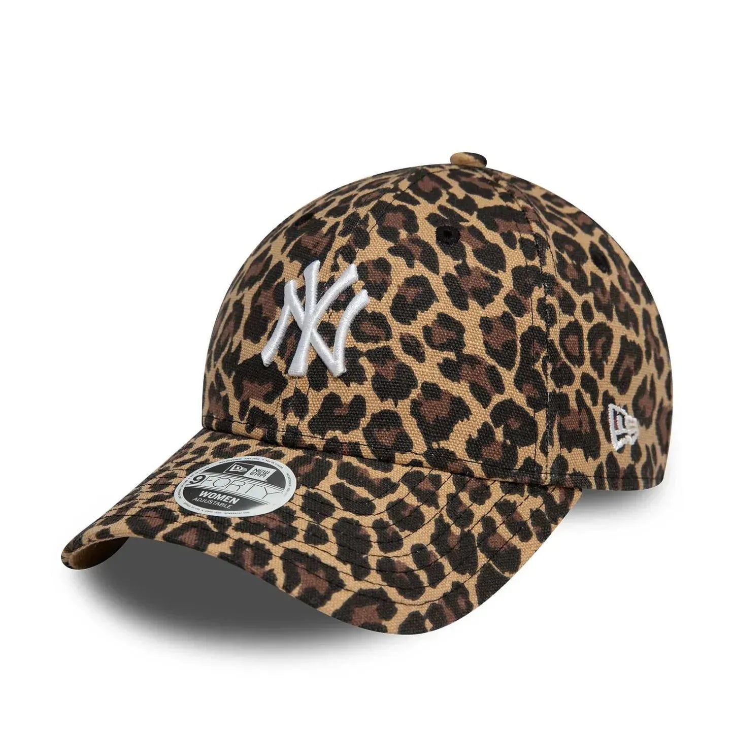 Casquette 9FORTY Adjustable New York Yankees Leopard Noir - Femme