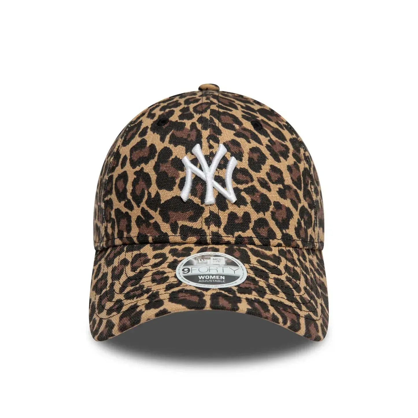 Casquette 9FORTY Adjustable New York Yankees Leopard Noir - Femme