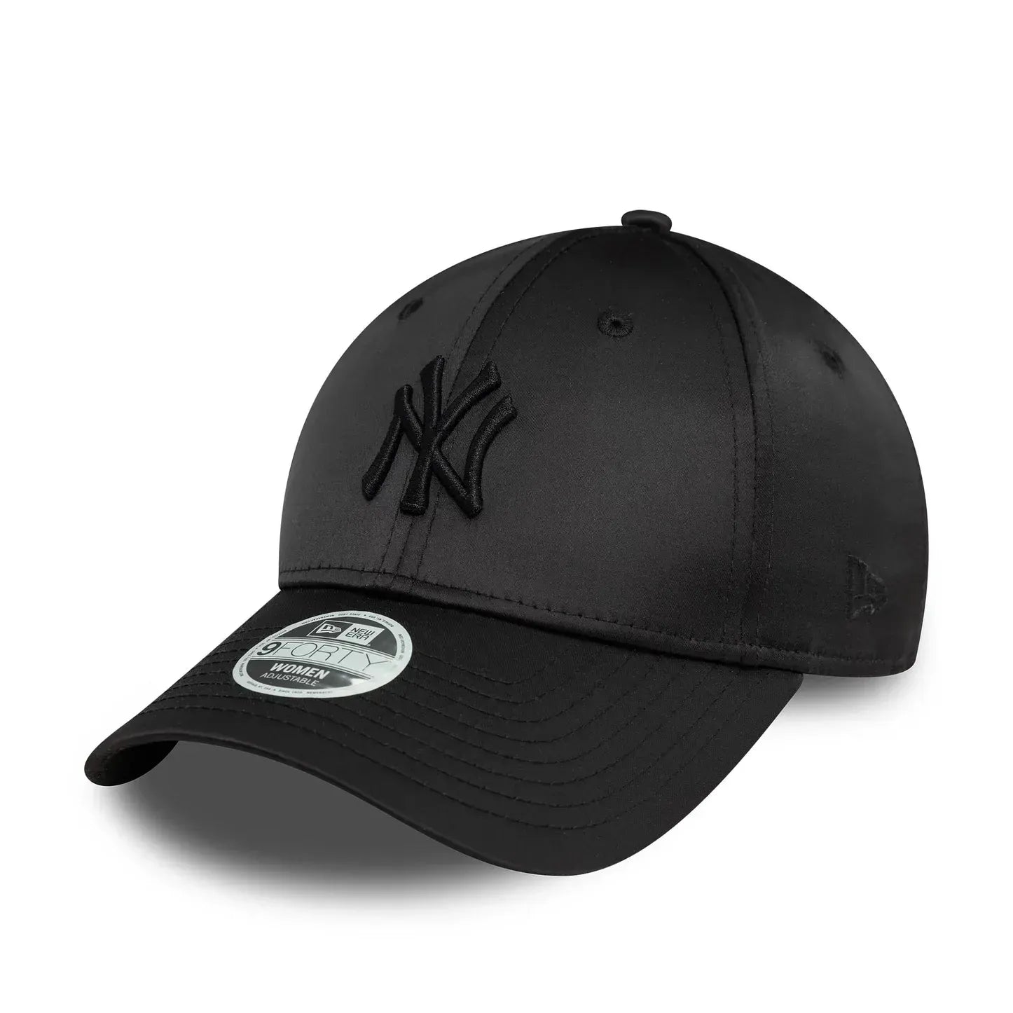 Casquette 9FORTY Adjustable New York Yankees Satin Noir - Femme