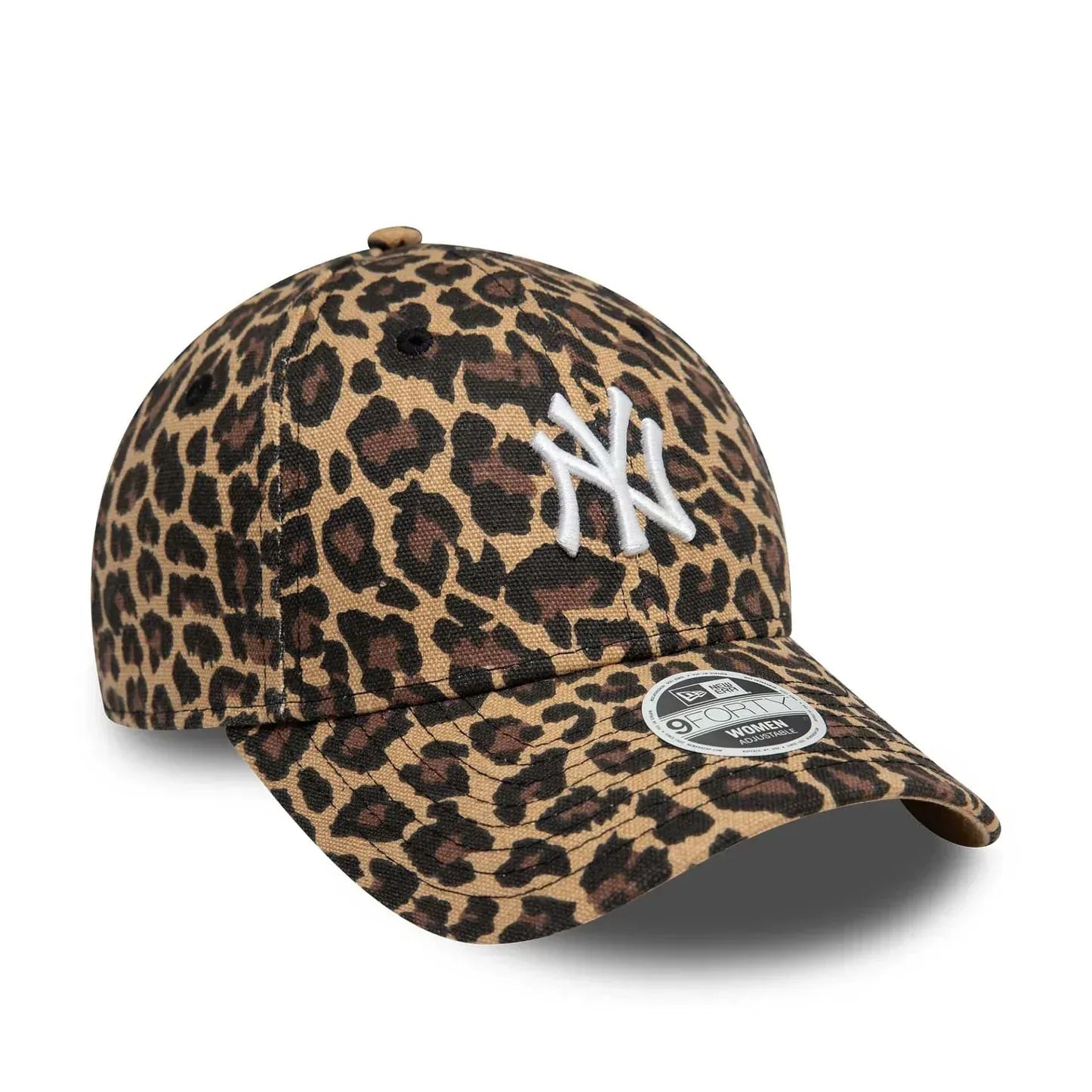 Casquette 9FORTY Adjustable New York Yankees Leopard Noir - Femme