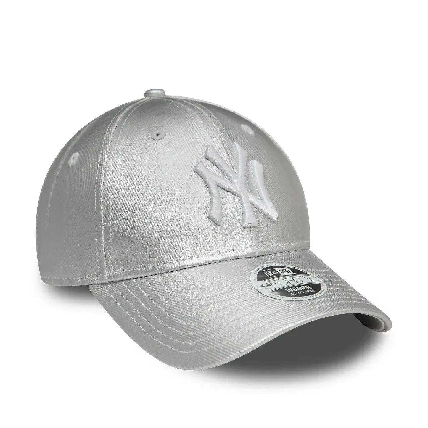 Casquette 9FORTY Adjustable New York Yankees Metallic Denim Gris - Femme
