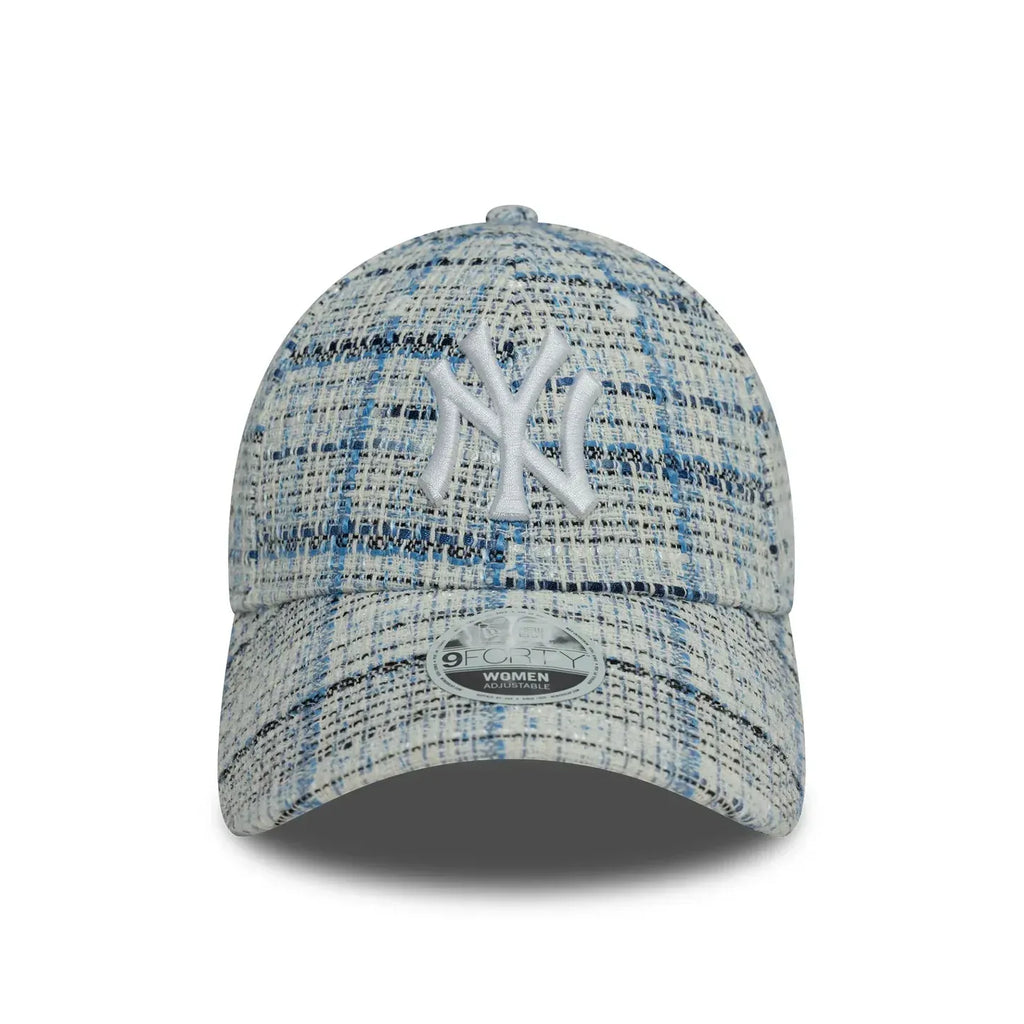 Casquette 9FORTY Adjustable New York Yankees Tweed Bleu