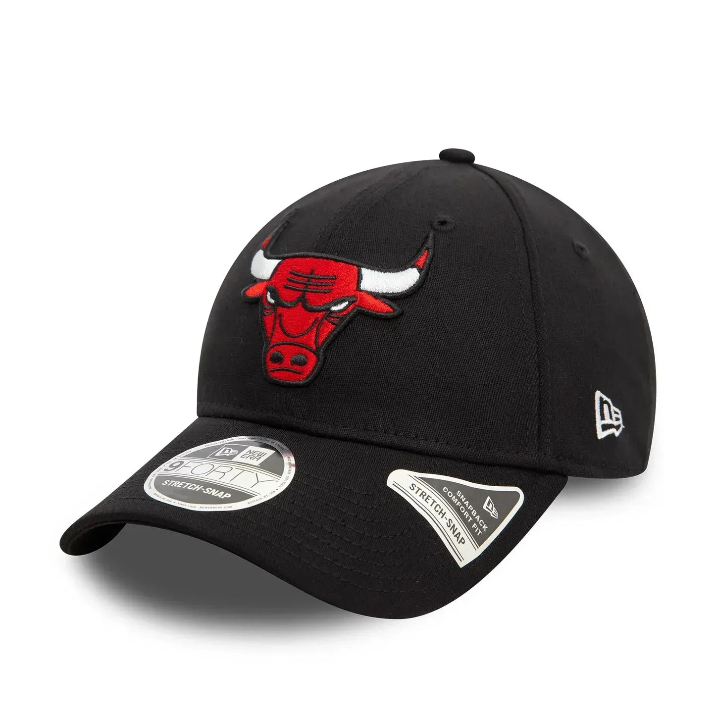 Casquette 9FORTY Stretch Snap Chicago Bulls NBA Noir