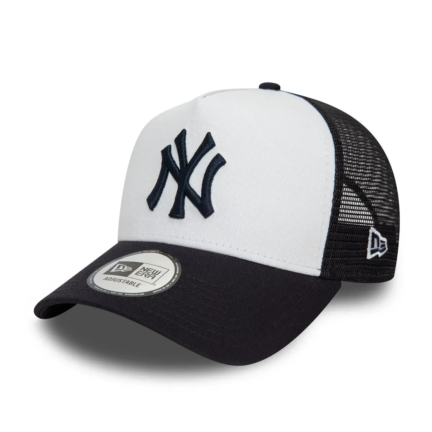 Casquette A-Frame Trucker New York Yankees Team Colour Blanc