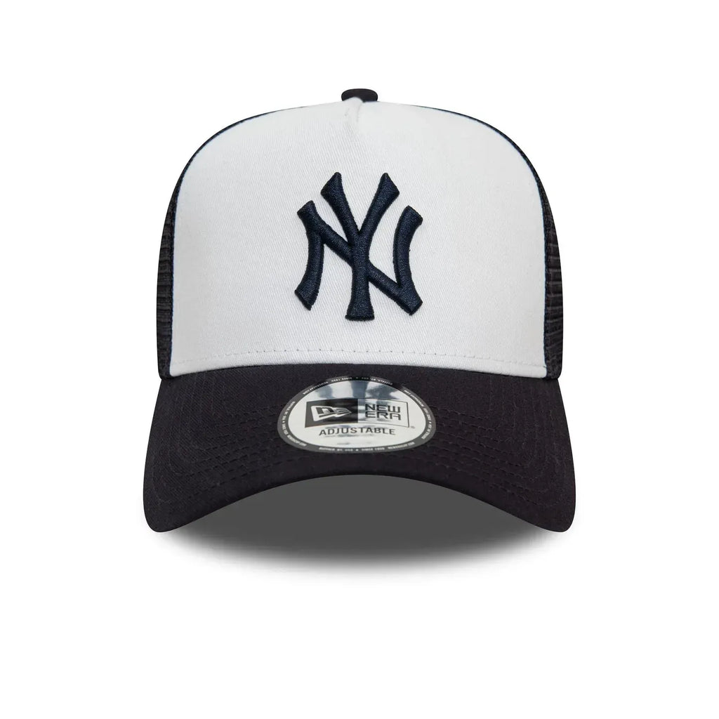Casquette A-Frame Trucker New York Yankees Team Colour Blanc