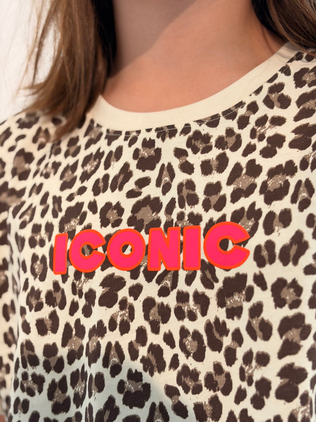 T-shirt léopard ICONIC