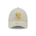 Casquette 9FORTY New York Yankees Metallic Logo Crème - Femme