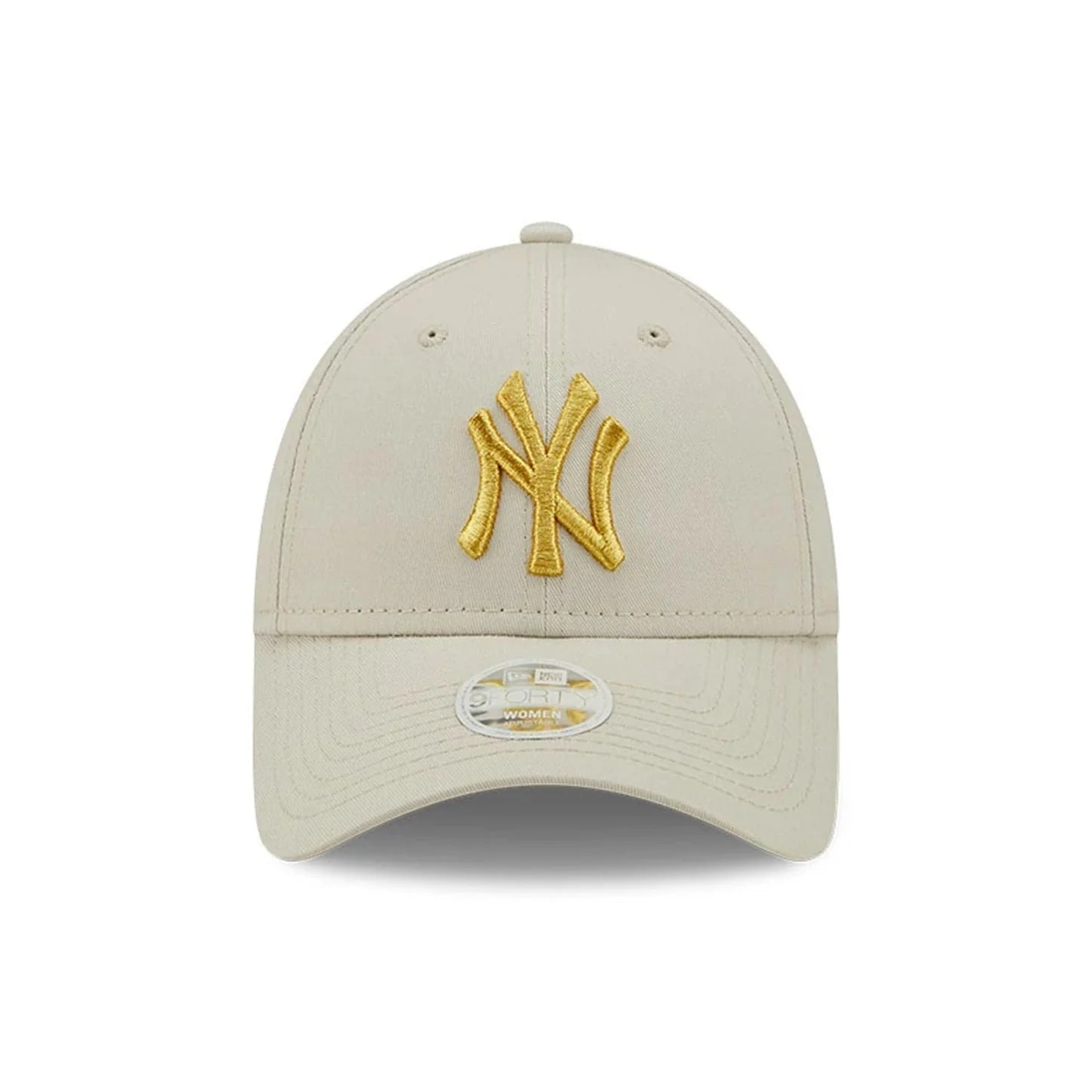 Casquette 9FORTY New York Yankees Metallic Logo Crème - Femme