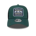 Casquette 9FORTY A-Frame Trucker New Era Patch Vert Foncé