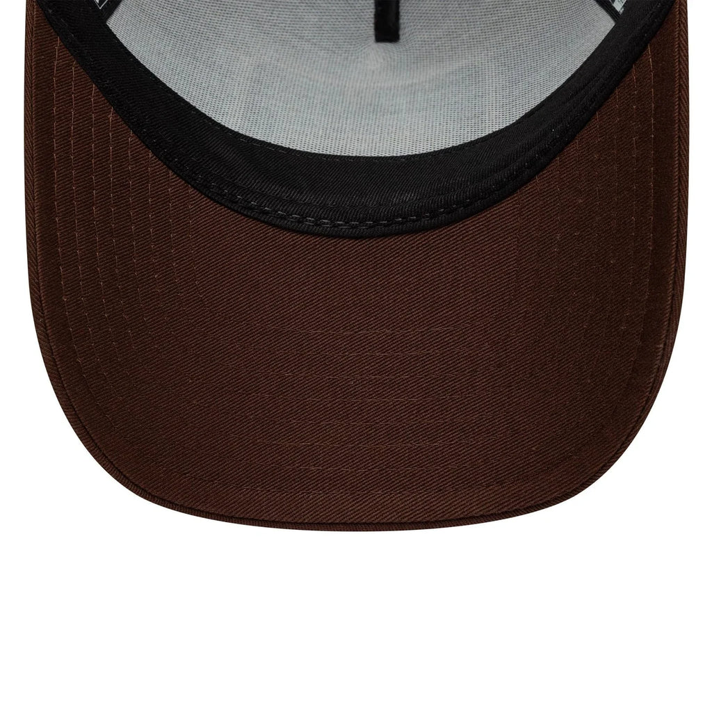 Casquette 9FORTY A-Frame Trucker New Era Patch Marron