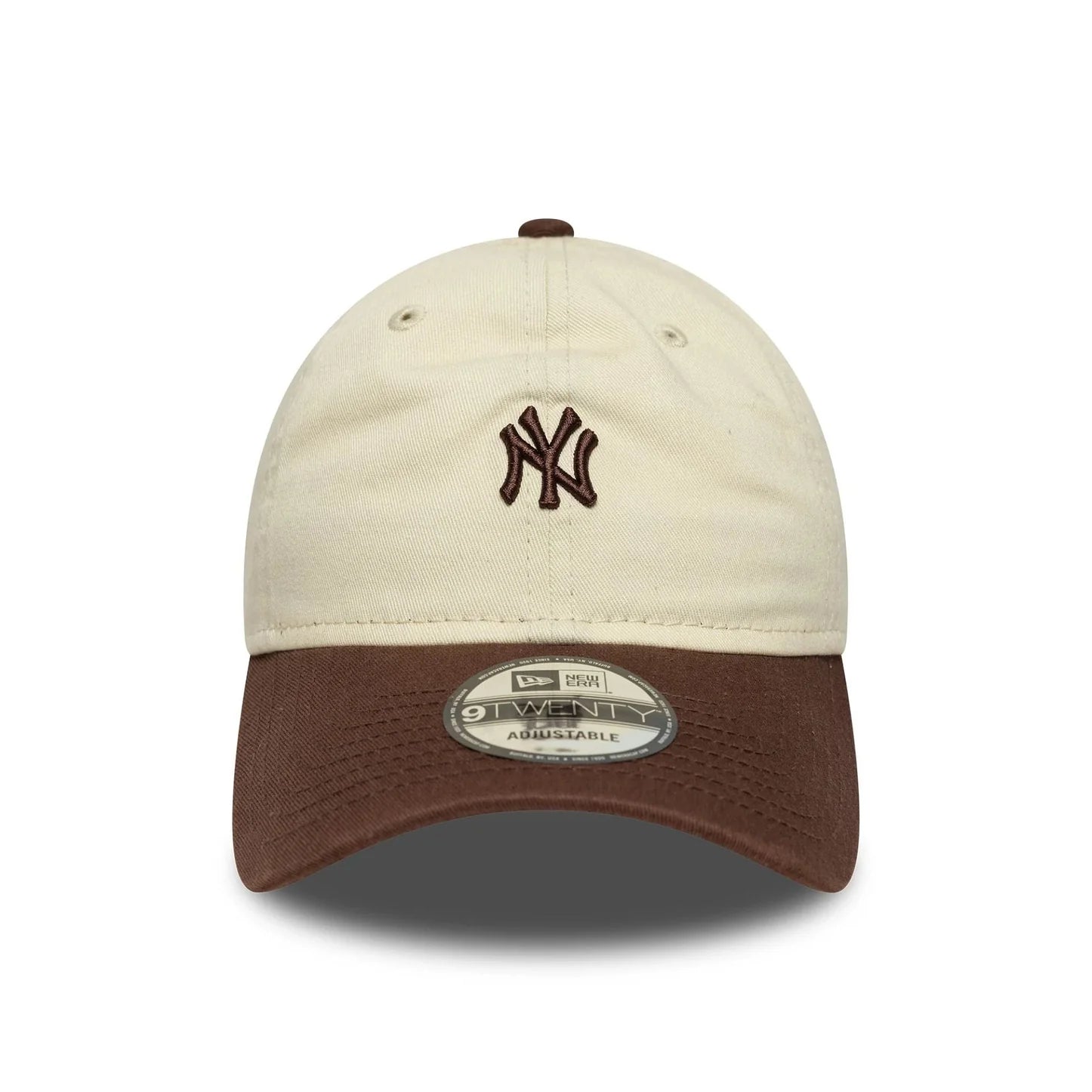 Casquette 9TWENTY New York Yankees MLB Mini Logo Marron Foncé