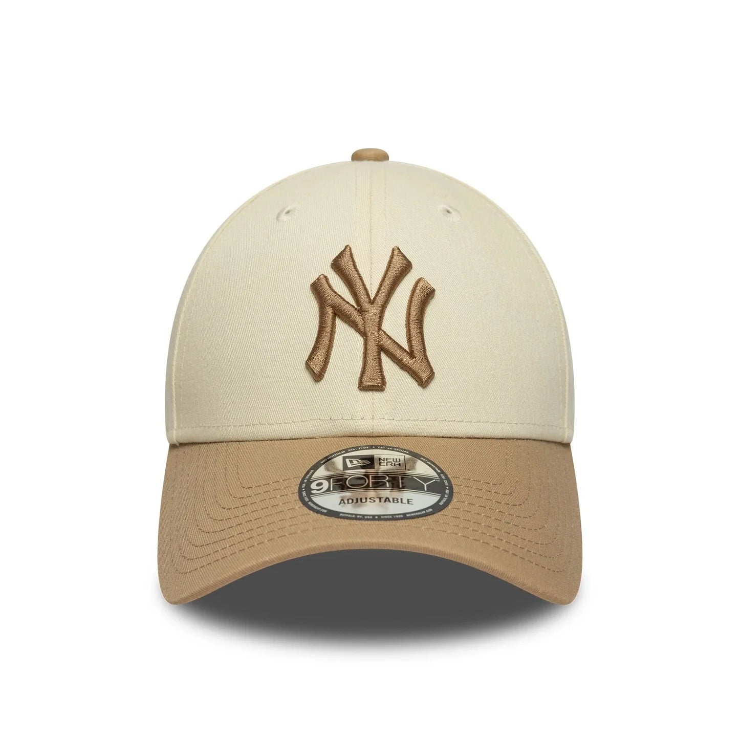 Casquette 9FORTY New York Yankees MLB Colour Block Crème