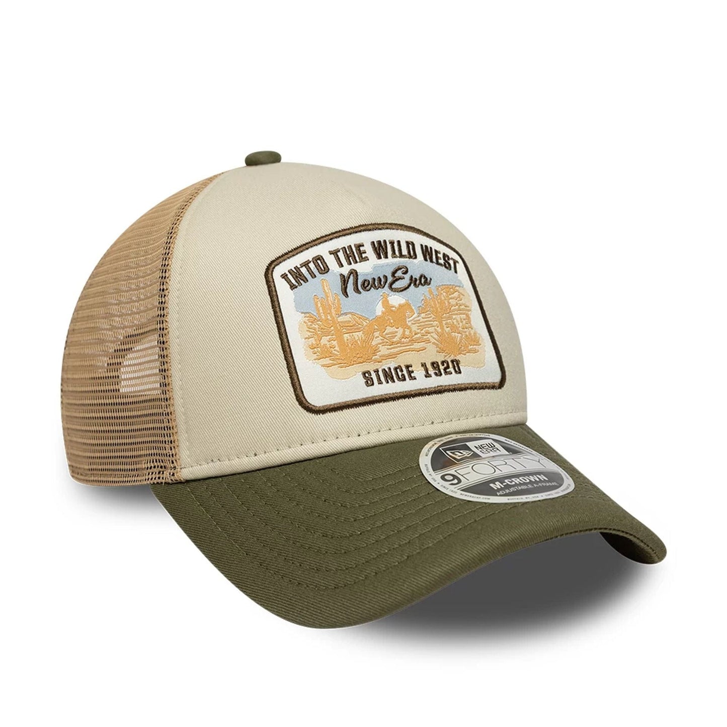 Casquette 9FORTY M-Crown A-Frame Trucker New Era Vert Foncé