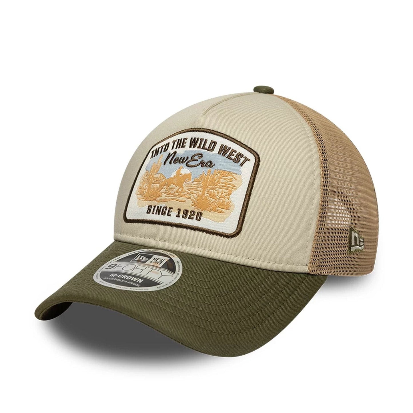 Casquette 9FORTY M-Crown A-Frame Trucker New Era Vert Foncé