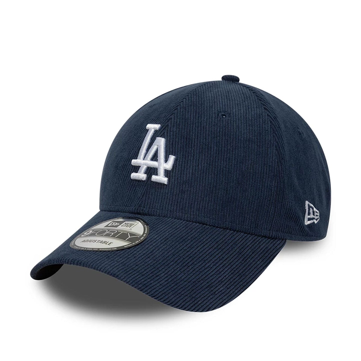 Casquette 9FORTY Velours Côtelé LA Dodgers MLB Bleu Marine