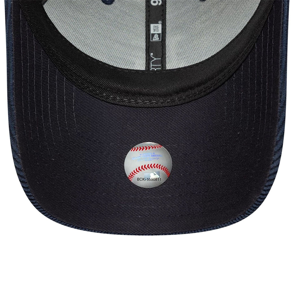 Casquette 9FORTY Velours Côtelé LA Dodgers MLB Bleu Marine