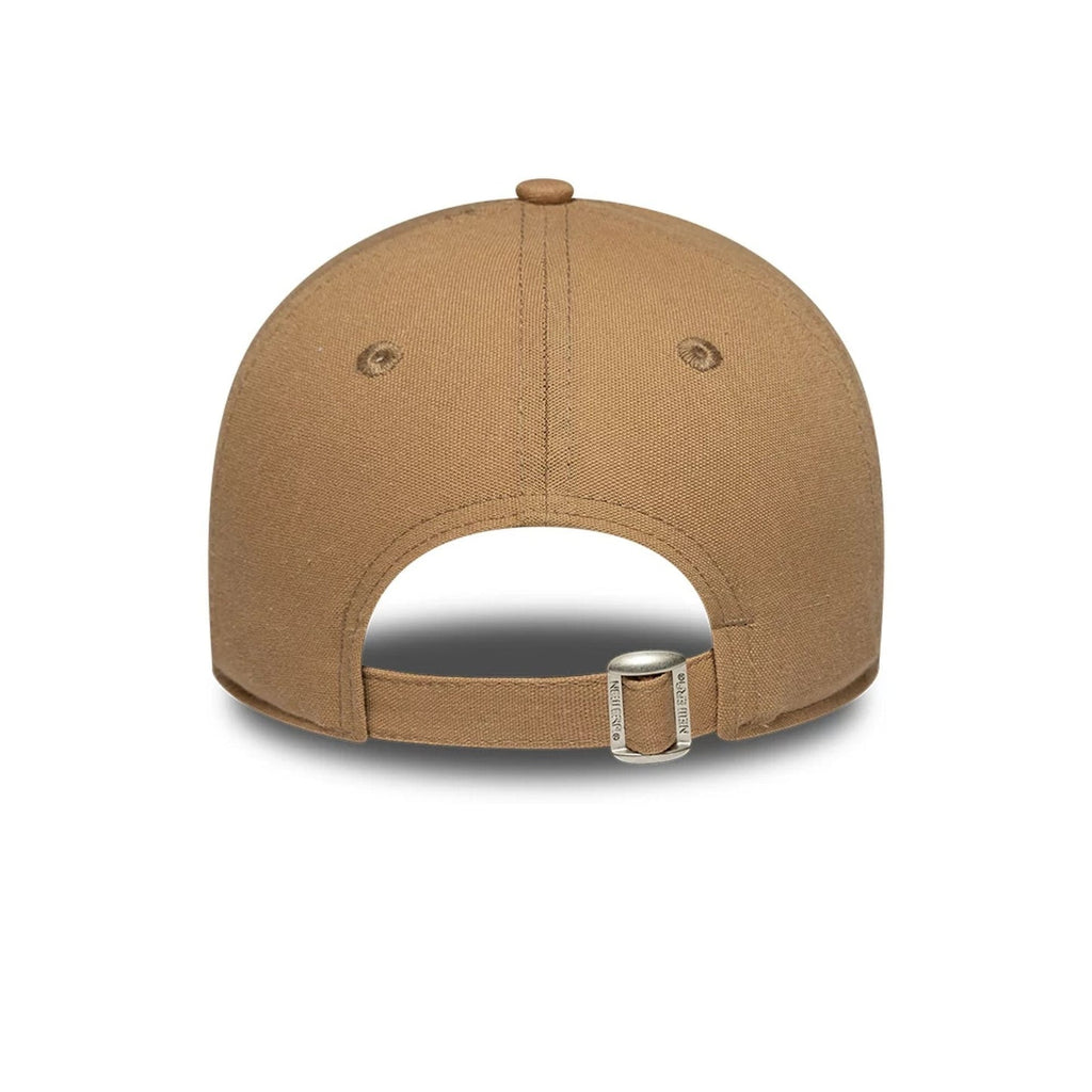 Casquette Femme 9FORTY en Lin LA Dodgers MLB Beige Foncé