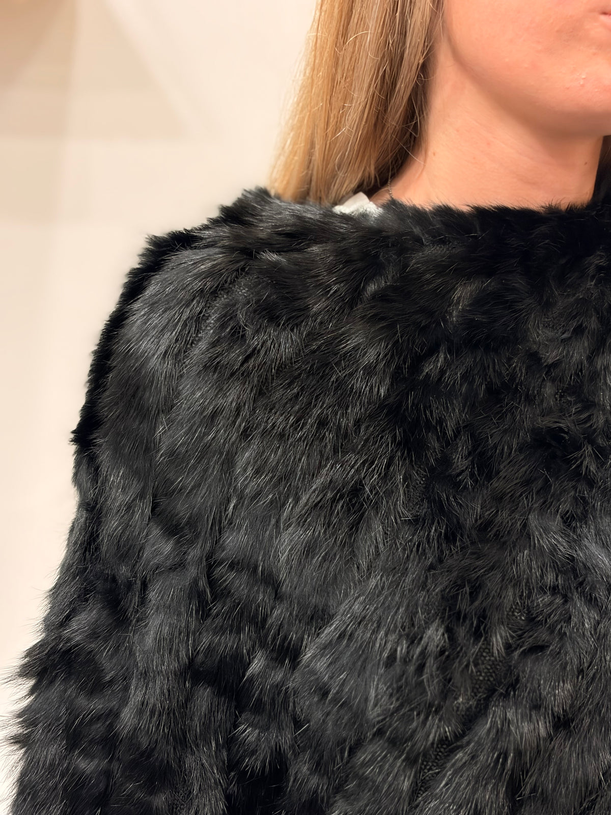 Poncho LAPIN Noir