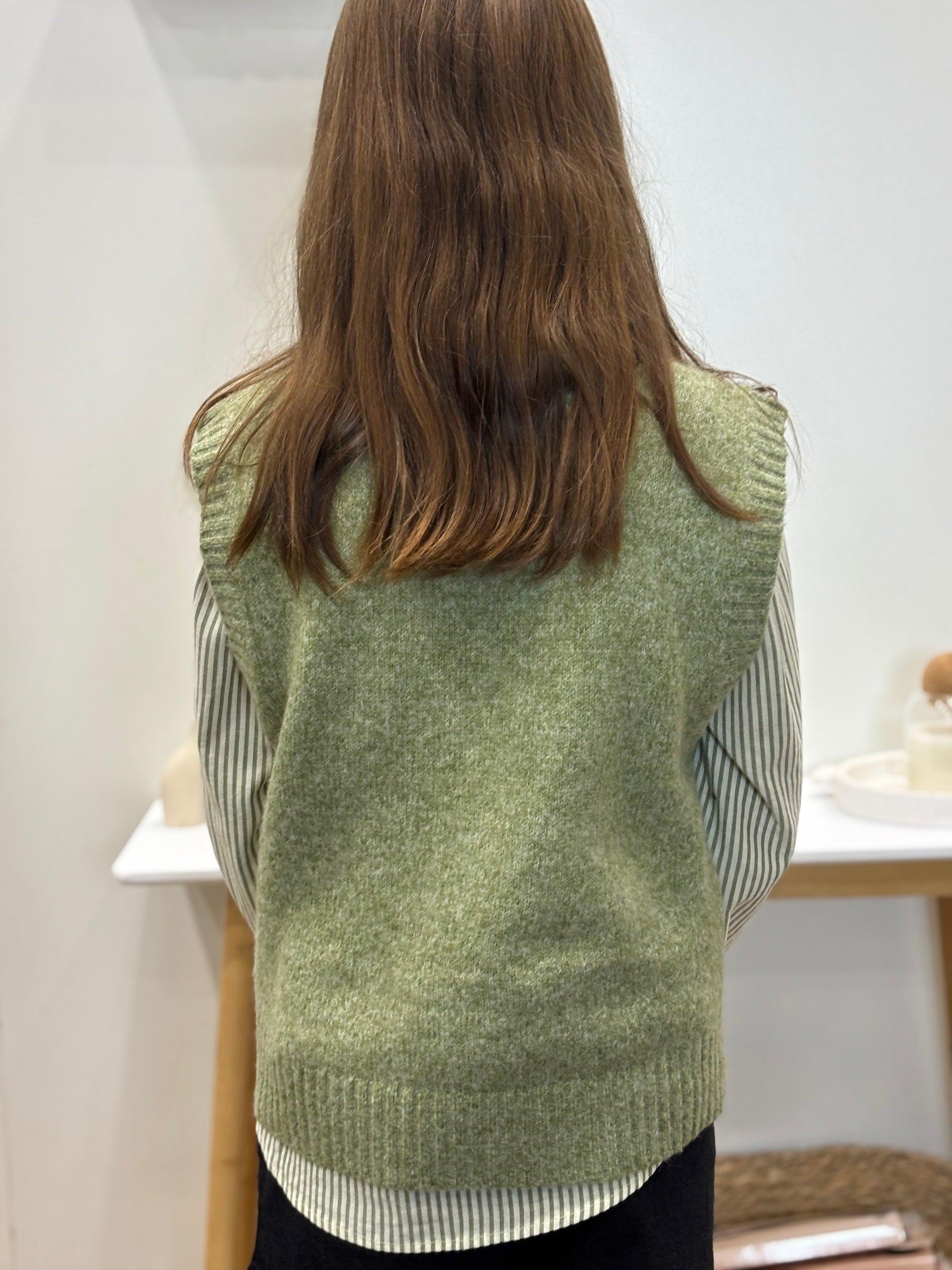 Pull sans manches COEUR