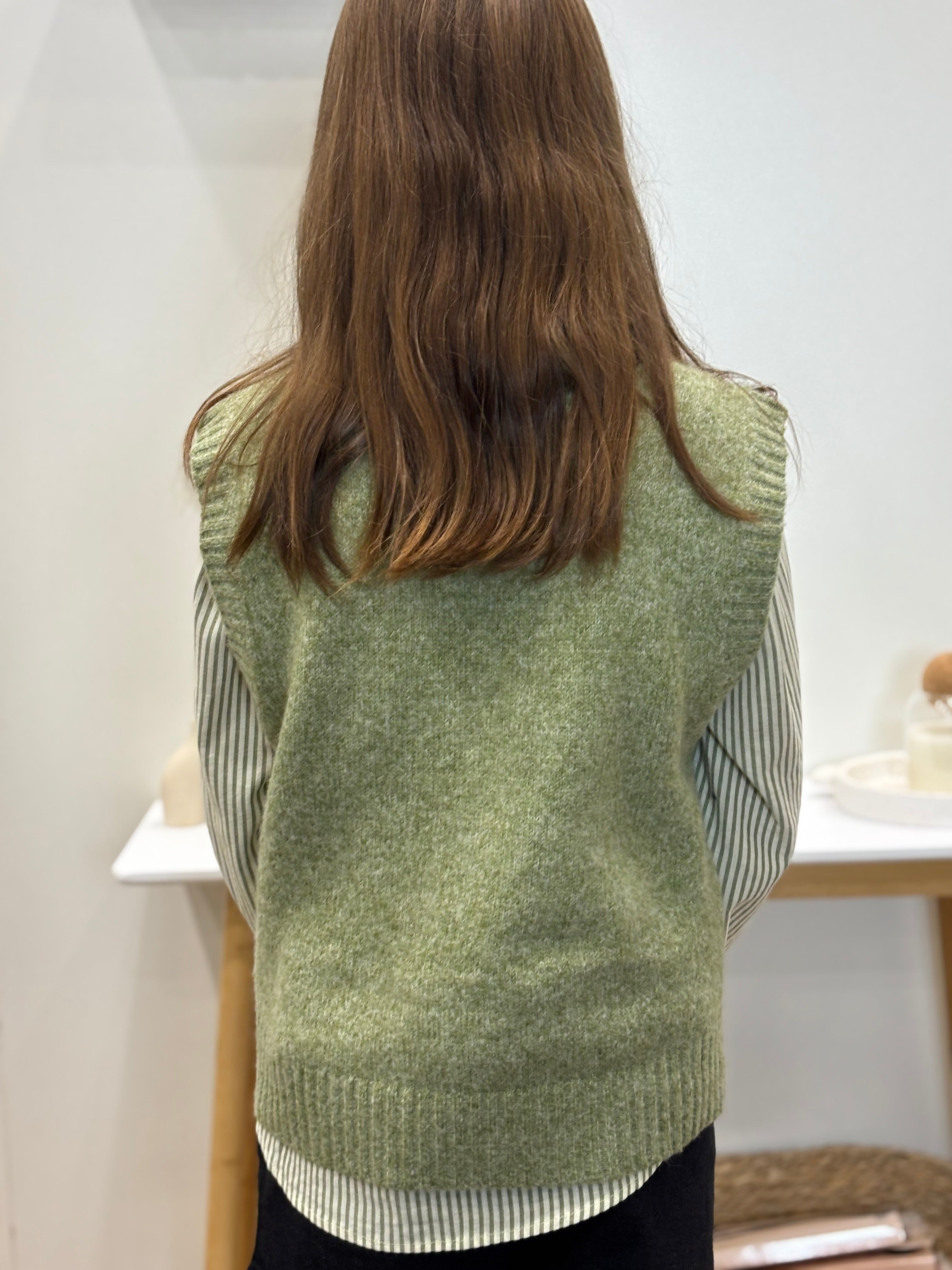 Pull sans manches COEUR