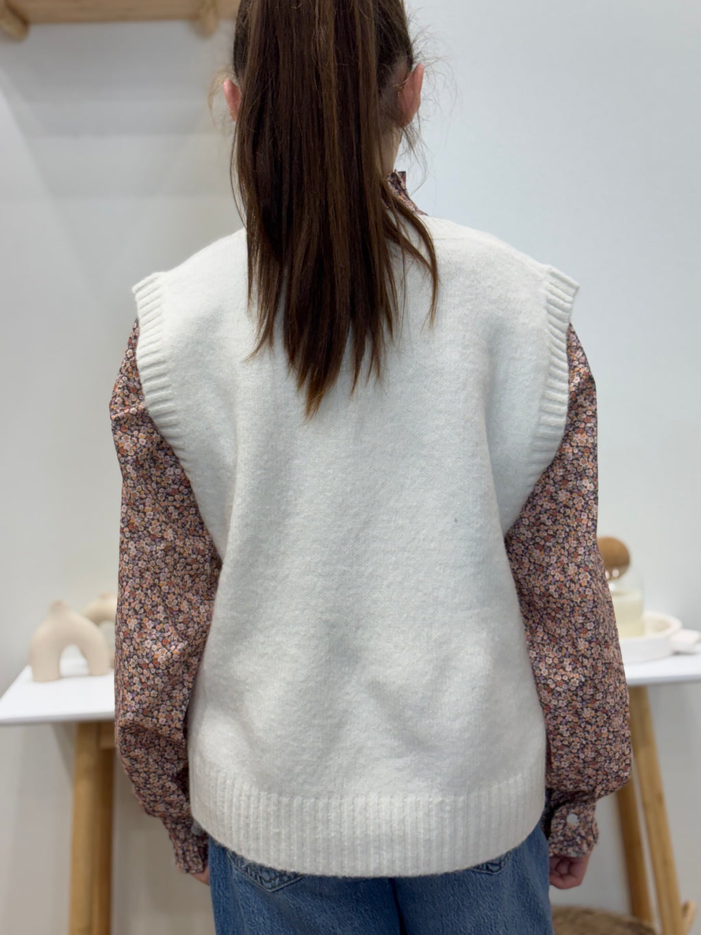 Pull sans manches COEUR